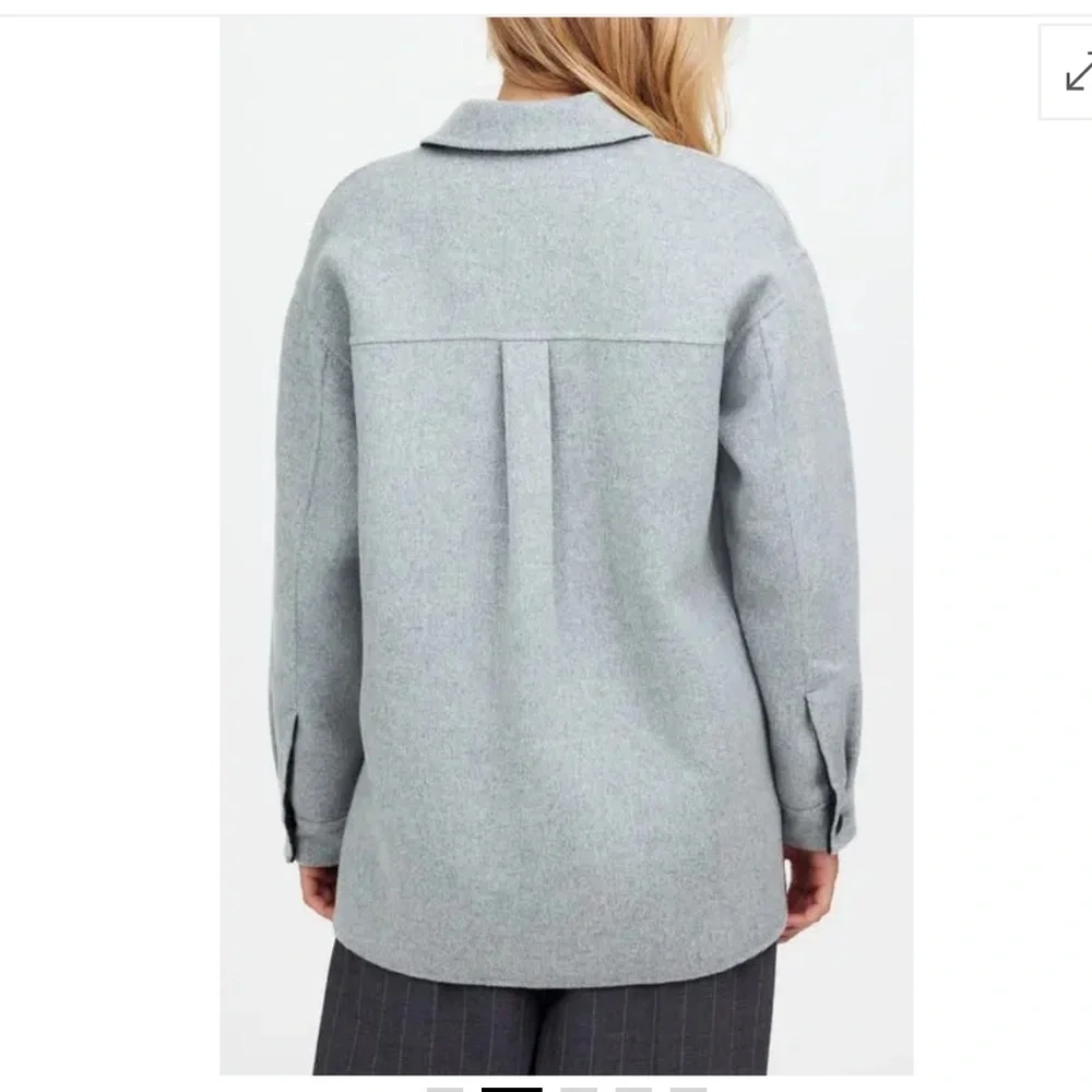 MADEWELL NEW Wool Blend double face long shirt, jacket